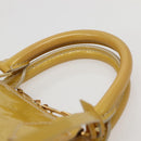 LOUIS VUITTON Monogram Vernis Alma PM Hand Bag Broncorail M91445 LV Auth BA5722-8