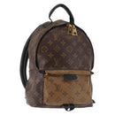 LOUIS VUITTON Monogram Reverse Palm Springs PM Backpack M44870 LV Auth BA5723-1