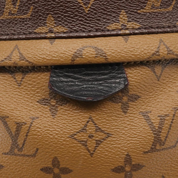 LOUIS VUITTON Monogram Reverse Palm Springs PM Backpack M44870 LV Auth BA5723