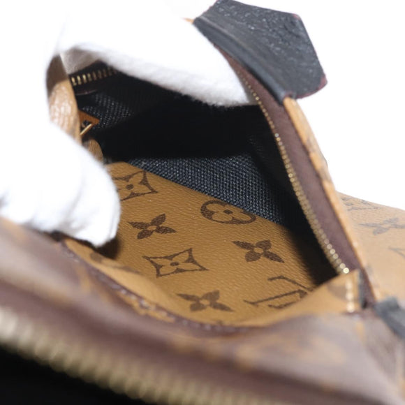 LOUIS VUITTON Monogram Reverse Palm Springs PM Backpack M44870 LV Auth BA5723