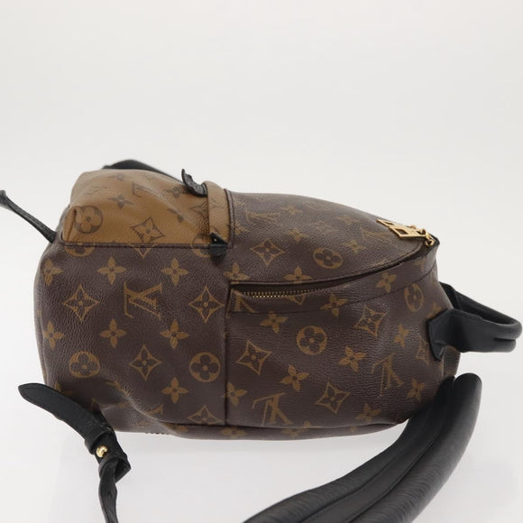 LOUIS VUITTON Monogram Reverse Palm Springs PM Rucksack M44870 LV Auth BA5723