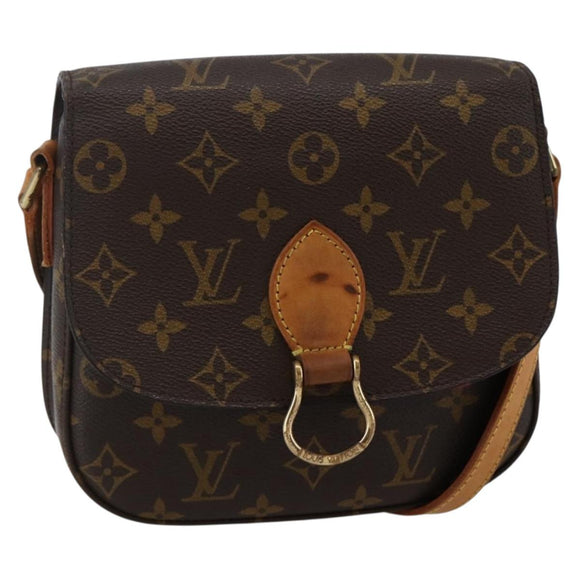 LOUIS VUITTON Monogram Saint Cloud MM Shoulder Bag M51243 LV Auth BA5727