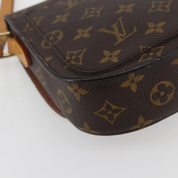 LOUIS VUITTON Monogram Saint Cloud MM Umhängetasche M51243 LV Auth BA5727
