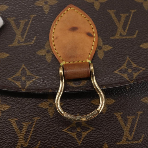 LOUIS VUITTON Monogram Saint Cloud MM Shoulder Bag M51243 LV Auth BA5727