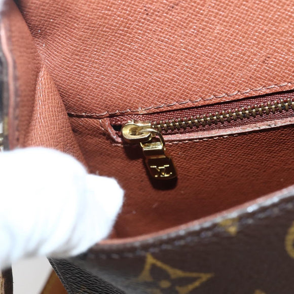 LOUIS VUITTON Monogram Saint Cloud MM Umhängetasche M51243 LV Auth BA5727