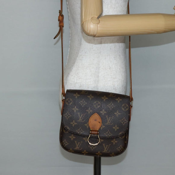 LOUIS VUITTON Monogram Saint Cloud MM Umhängetasche M51243 LV Auth BA5727