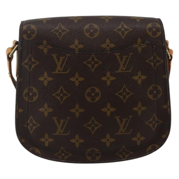 LOUIS VUITTON Monogram Saint Cloud MM Umhängetasche M51243 LV Auth BA5727