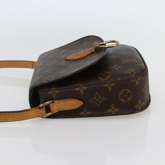LOUIS VUITTON Monogram Saint Cloud MM Umhängetasche M51243 LV Auth BA5727