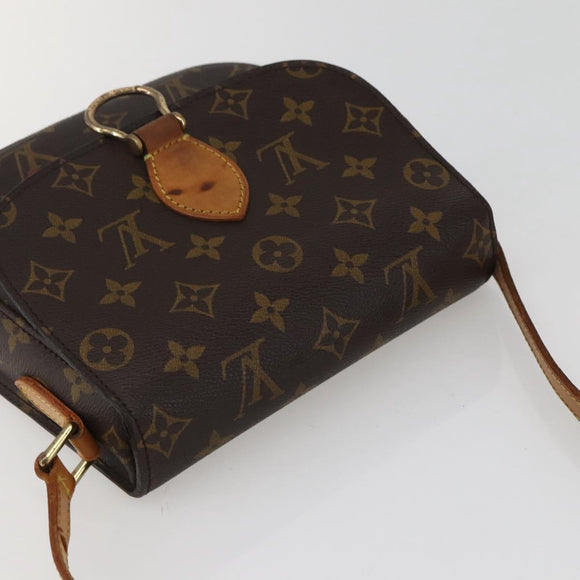 LOUIS VUITTON Monogram Saint Cloud MM Shoulder Bag M51243 LV Auth BA5727