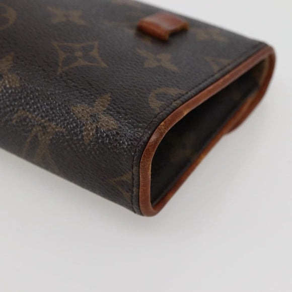 LOUIS VUITTON Monogram Pochette Florentine Waist bag M51855 LV Auth BA5731