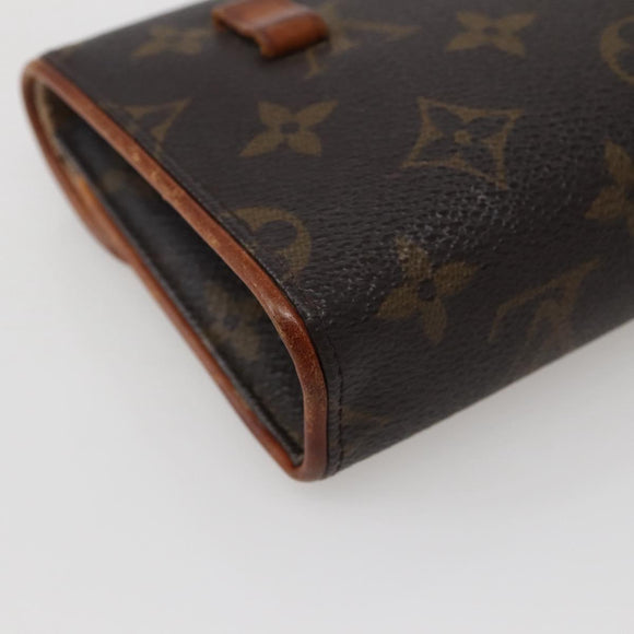 LOUIS VUITTON Monogram Pochette Florentine Waist bag M51855 LV Auth BA5731