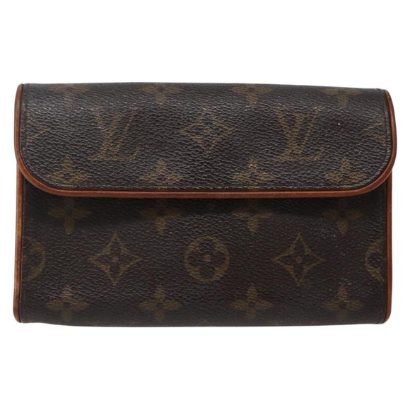 LOUIS VUITTON Monogram Pochette Florentine Waist bag M51855 LV Auth BA5731