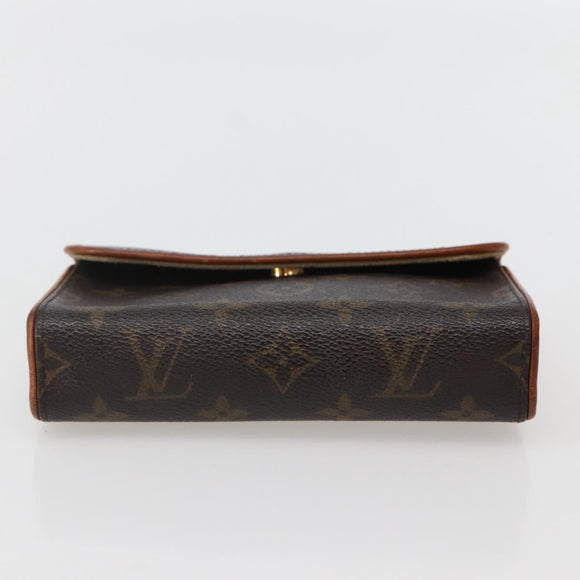 LOUIS VUITTON Monogram Pochette Florentine Waist bag M51855 LV Auth BA5731