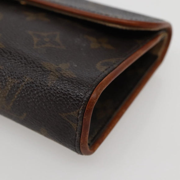 LOUIS VUITTON Monogram Pochette Florentine Waist bag M51855 LV Auth BA5731