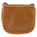 Christian Dior Shoulder Bag Leather Beige Gold Auth BA5737-2