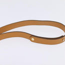 Christian Dior Shoulder Bag Leather Beige Gold Auth BA5737-8