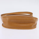 Christian Dior Shoulder Bag Leather Beige Gold Auth BA5737-5