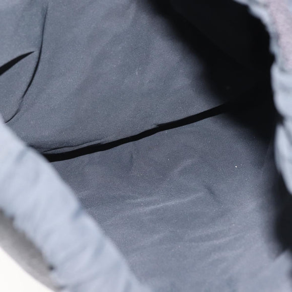 GUCCI GG Supreme Sherry Line Backpack PVC Black Auth BA5738