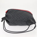 GUCCI GG Supreme Sherry Line Backpack PVC Black Auth BA5738-6