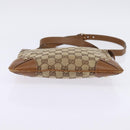 GUCCI GG Canvas Shoulder Bag Beige Gold 120893 Auth BA5739-10