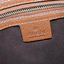 GUCCI GG Canvas Shoulder Bag Beige Gold 120893 Auth BA5739-15