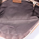 GUCCI GG Canvas Shoulder Bag Beige Gold 120893 Auth BA5739-16