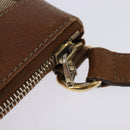 GUCCI GG Canvas Shoulder Bag Beige Gold 120893 Auth BA5739-7