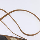 Christian Dior Honeycomb Canvas Shoulder Bag PVC Black Gold Auth BA5741-8