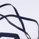 Salvatore Ferragamo Gancini Hand Bag Leather 2way Blue Gold Auth BA5742-15