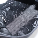 Salvatore Ferragamo Shoulder Bag Canvas Black Silver Auth BA5743-11