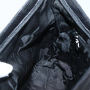 Salvatore Ferragamo Shoulder Bag Canvas Black Silver Auth BA5743-18