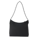 Salvatore Ferragamo Shoulder Bag Canvas Black Silver Auth BA5743-13