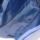 MCM Vicetos Logogram Tote Bag Canvas Navy Gold Auth BA5744-11