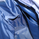 MCM Vicetos Logogram Tote Bag Canvas Navy Gold Auth BA5744-18