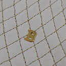 BALLY Chain Shoulder Bag Leather White Gold Auth BA5745-17