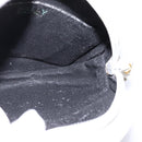 BALLY Chain Shoulder Bag Leather White Gold Auth BA5745-18