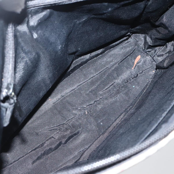 BURBERRY Nova Check Tote Bag Canvas Leather Beige Silver Auth BA5747