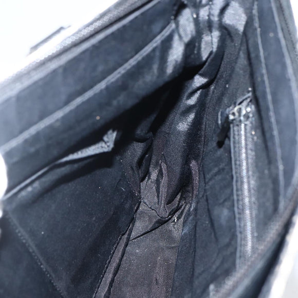 BURBERRY Nova Check Tote Bag Canvas Leather Beige Silver Auth BA5747