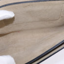 Chloe Fay Shoulder Bag Suede Leather Beige Gold Auth BA5749-11