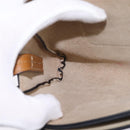 Chloe Fay Shoulder Bag Suede Leather Beige Gold Auth BA5749-20