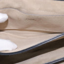 Chloe Fay Shoulder Bag Suede Leather Beige Gold Auth BA5749-21