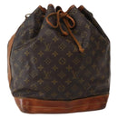 LOUIS VUITTON Monogram Noe Shoulder Bag M42224 LV Auth BA5754-1