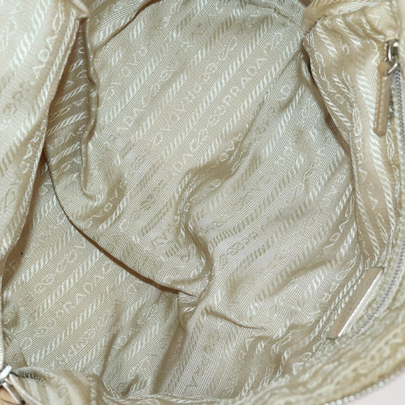 PRADA Bag Nylon 2Set Khaki Beige Auth BA5760