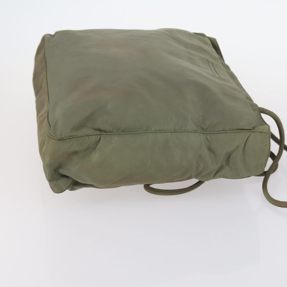 PRADA Bag Nylon 2Set Khaki Beige Auth BA5760