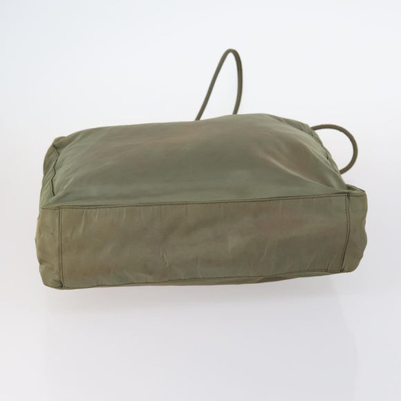 PRADA Bag Nylon 2Set Khaki Beige Auth BA5760