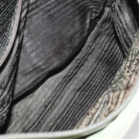 PRADA Bag Nylon 2Set Khaki Beige Auth BA5760