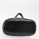 Salvatore Ferragamo Shoulder Bag Nylon Enamel Black Silver Auth BA5766-9