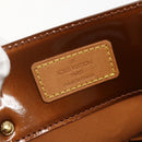 LOUIS VUITTON Monogram Vernis Reade MM Hand Bag Bronze M91143 LV Auth BA5767-10
