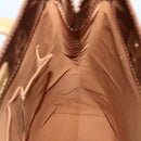 LOUIS VUITTON Monogram Vernis Reade MM Hand Bag Bronze M91143 LV Auth BA5767-18