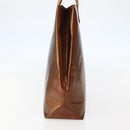 LOUIS VUITTON Monogram Vernis Reade MM Hand Bag Bronze M91143 LV Auth BA5767-4